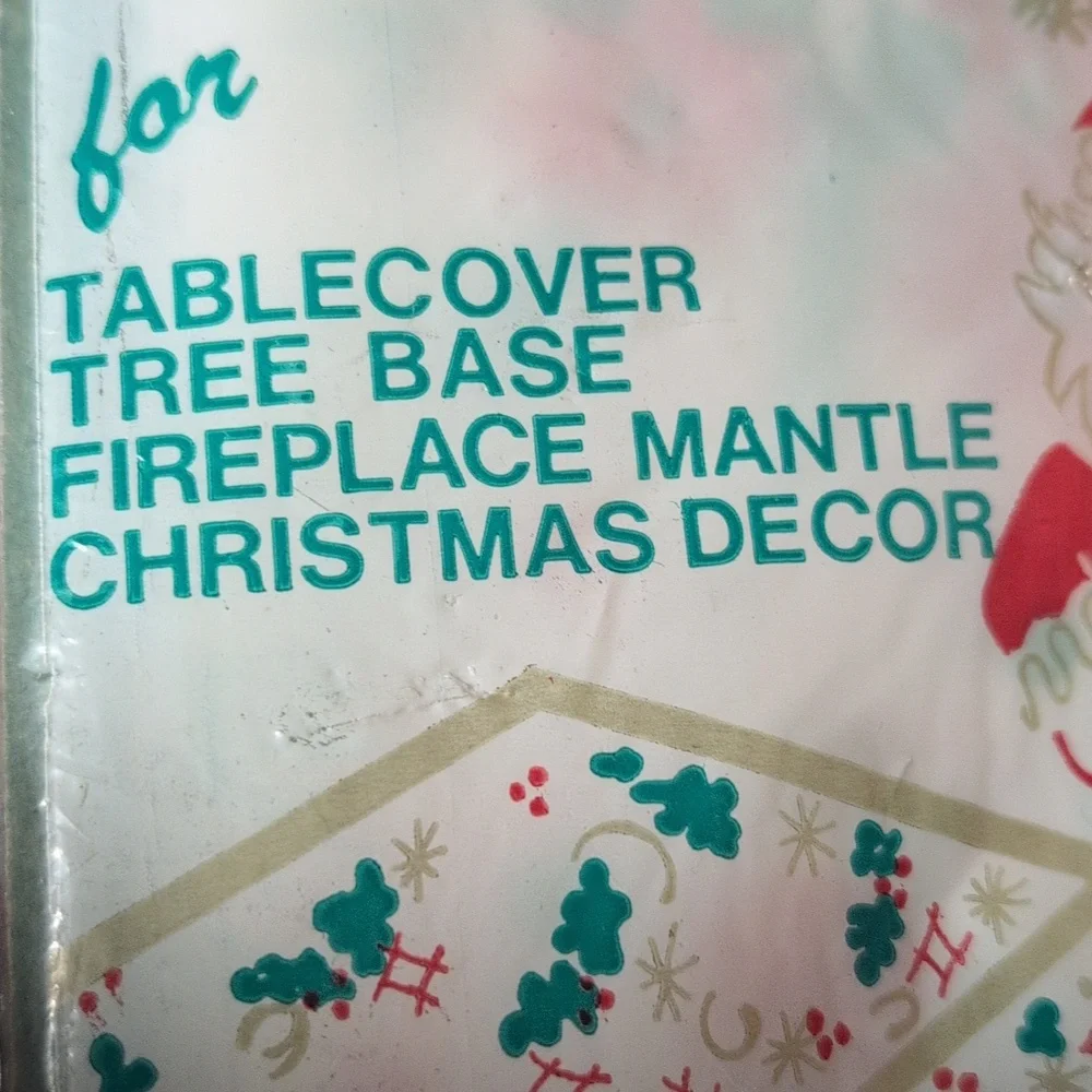 Vintage christmas table